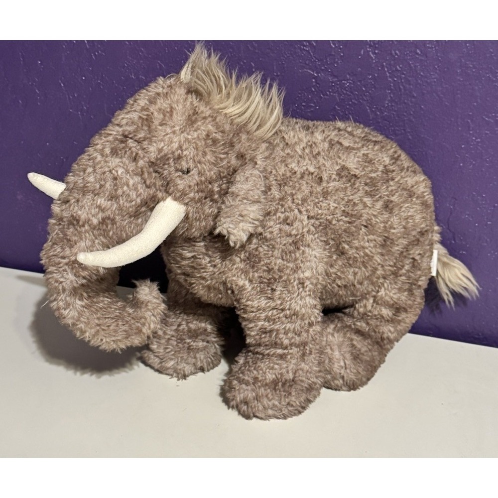 Jellycat Cassius Woolly Mammoth Plush 14" Soft Retired Authentic Extremely Rare